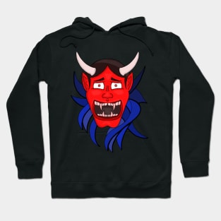 Noh Theater Hannya Japanese Hoodie